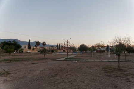 Una plaza a lo largo de la Calle La Herrería, Saltillo