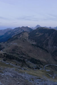 Descente depuis le Col du Rasoir